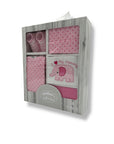 Mothers Choice 5  Piece Gift Set Pink Elephant