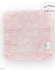 Pink pouch with white acorn pattern on a white background, featuring 'Mother's Choice' branding.