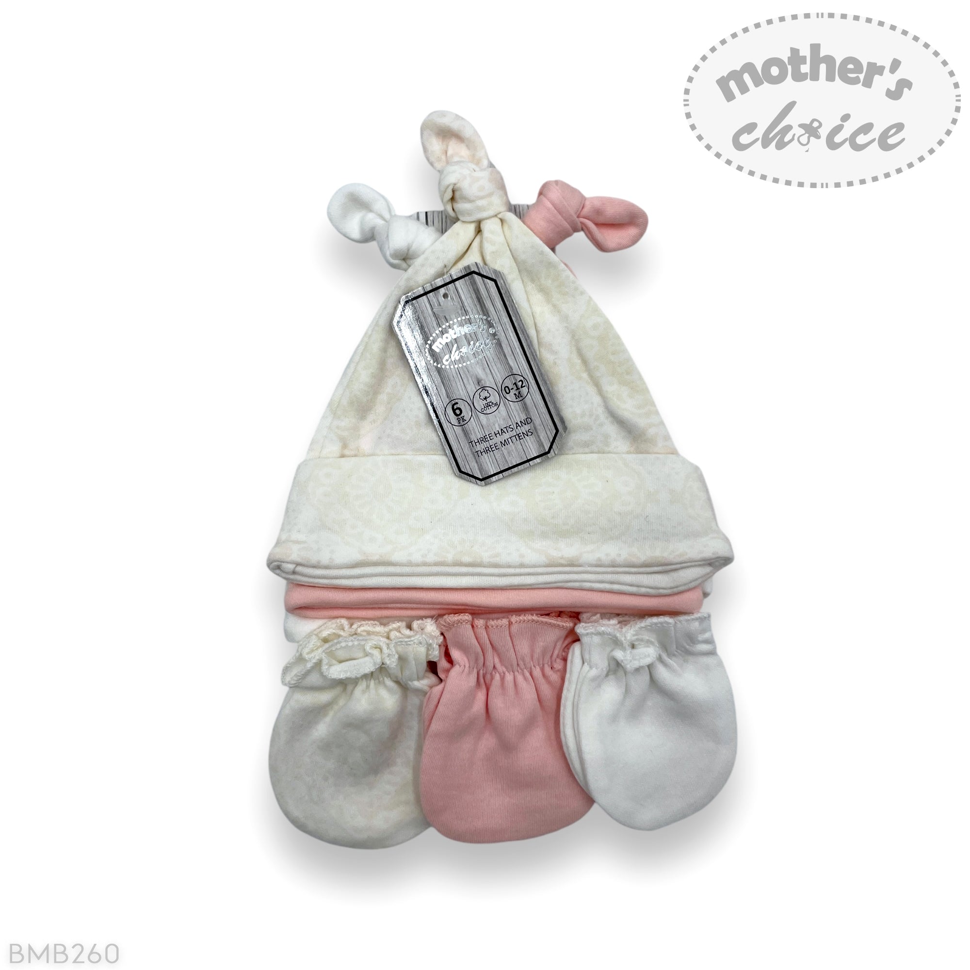 M/C 6PK BEANIE &amp;amp; MITTEN SET