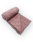 Mothers Choice  Single Layer Jacquard Blanket Pink