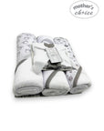 3 pc hooded towels and 3pc facecloths baby bathtime set