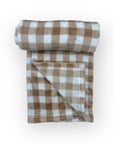 M/C PRINTED FLANNEL BLANKET BOY'S GIRAFFE