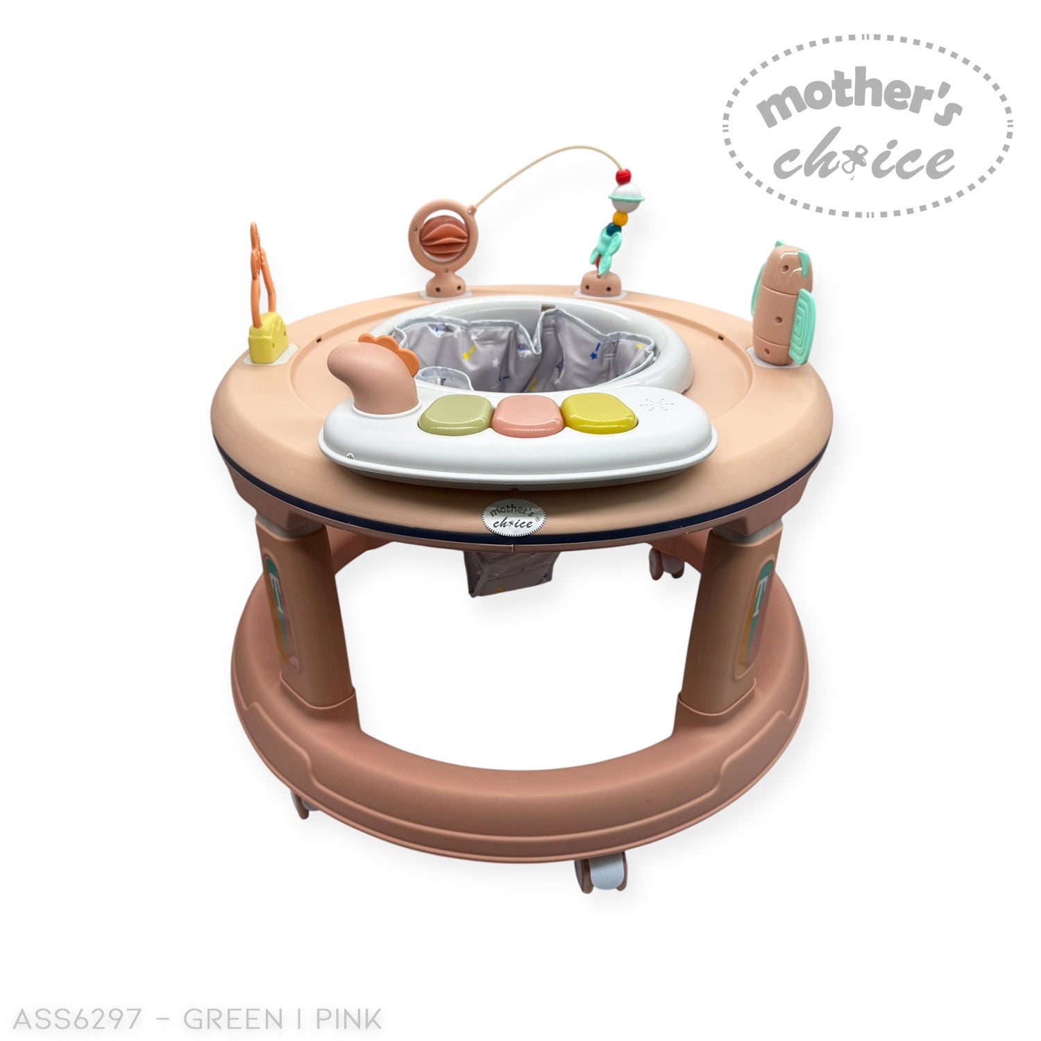Mothers Choice Premium Collection 2 in 1 Baby Walker With Activity Play Tray