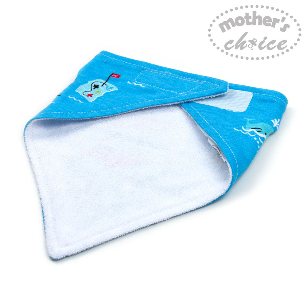 Mothers Choice Boys 4 Pack Bandana Bib `Pirate`