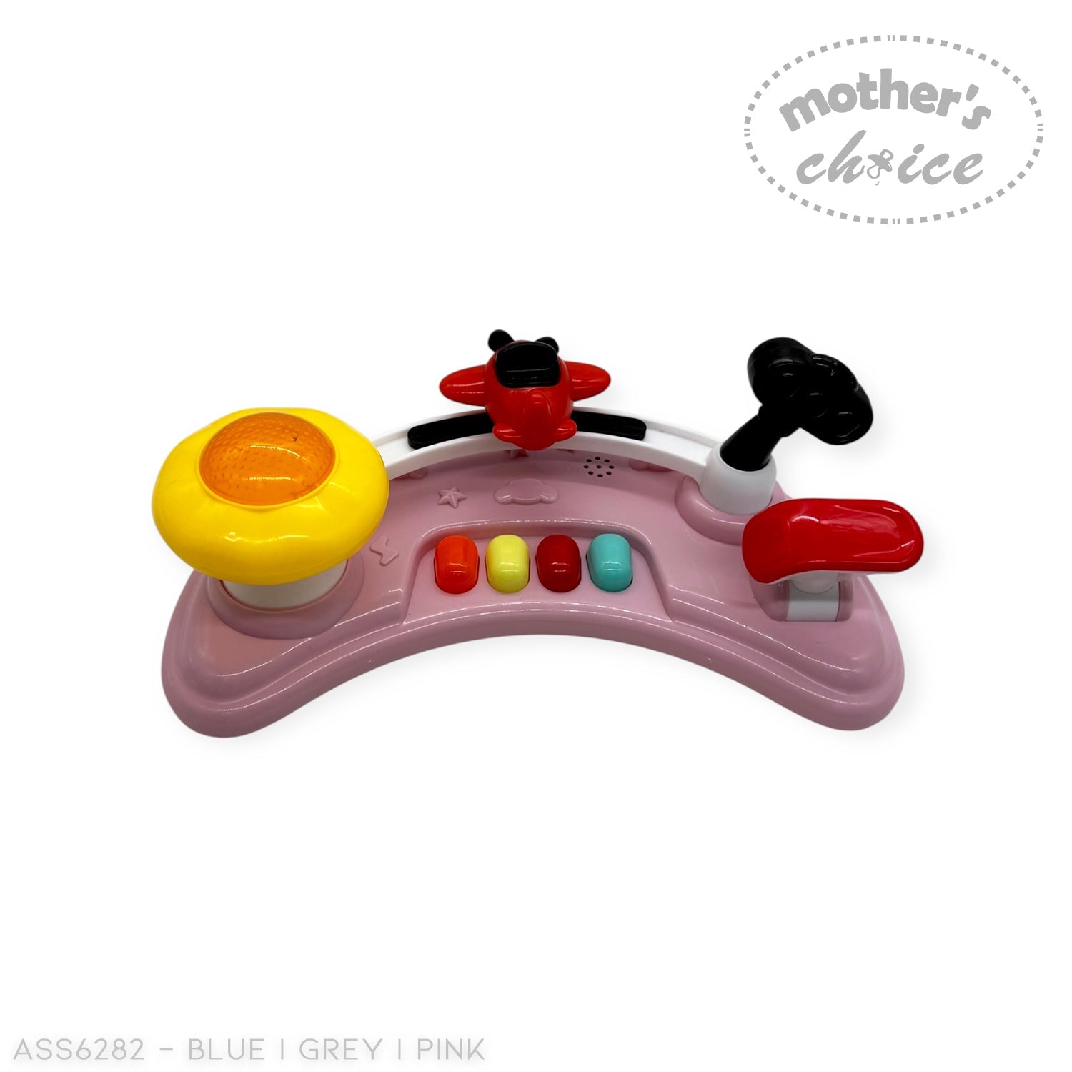 Mothers Choice Baby Walker with Music &amp; Lights - Adjustable Activity Walker