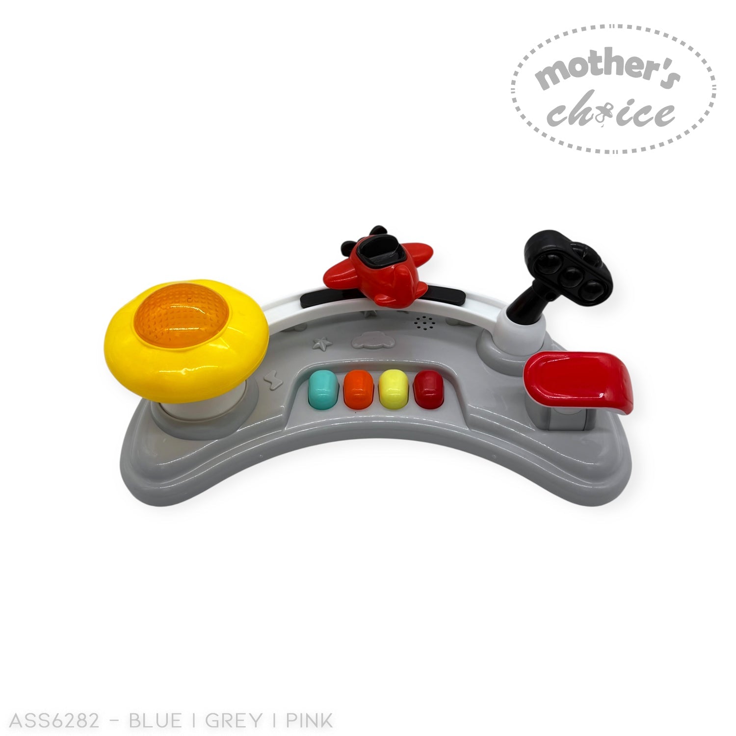 Mothers Choice Baby Walker with Music &amp; Lights - Adjustable Activity Walker