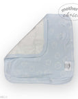 Baby bib with acorn pattern on a white background, branded 'Mother's Choice'.