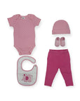 Mothers Choice 5  Piece Gift Set Pink Elephant