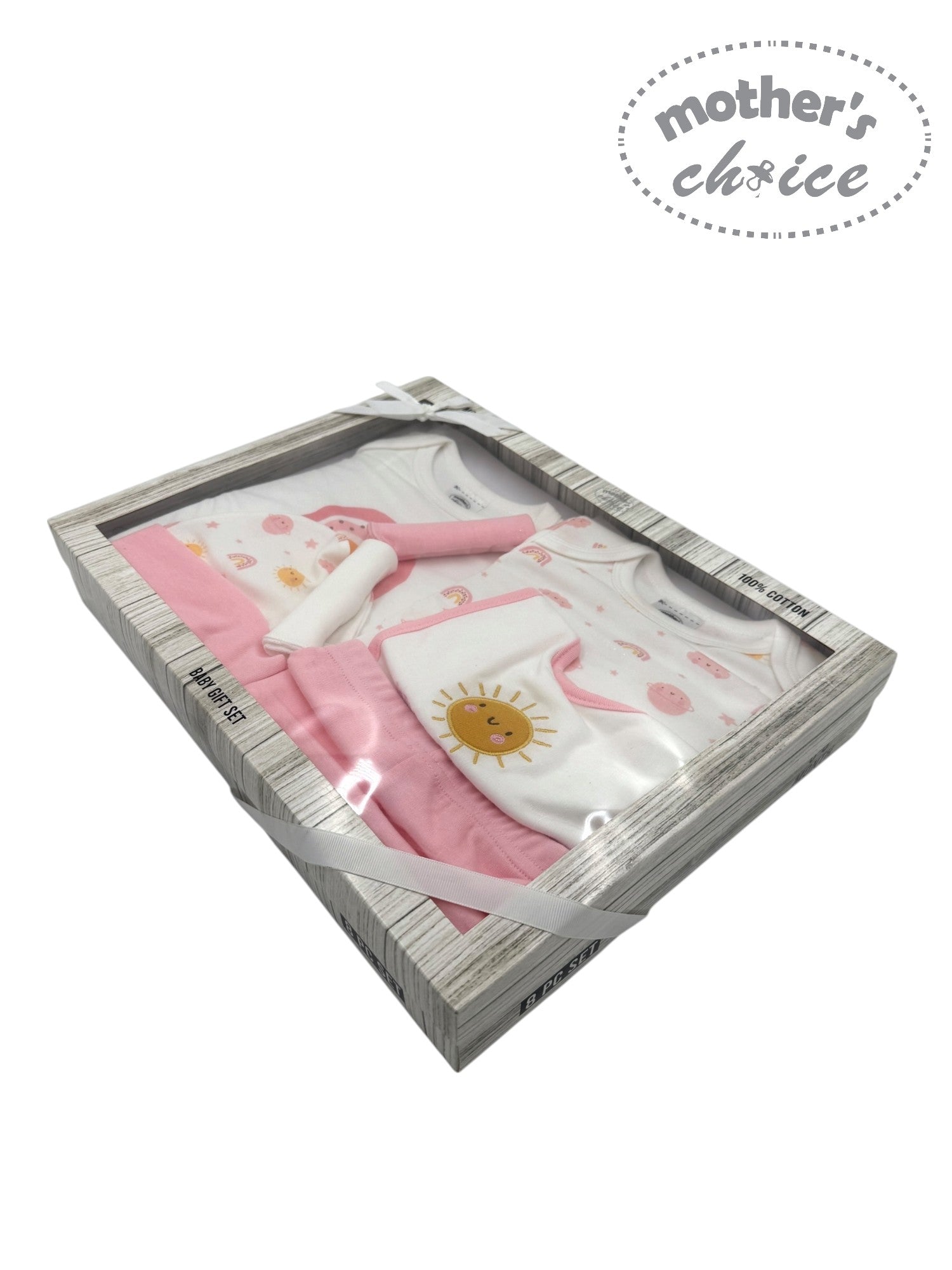 Mothers Choice Baby 8 Piece Gift Set - Rainbow