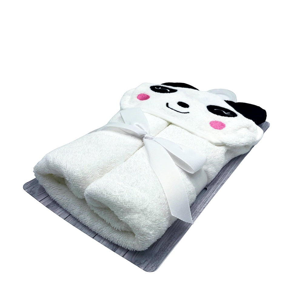 100% cotton towel baby panda design