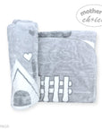 Mothers Choice Baby Cutwork Blanket - Grey House