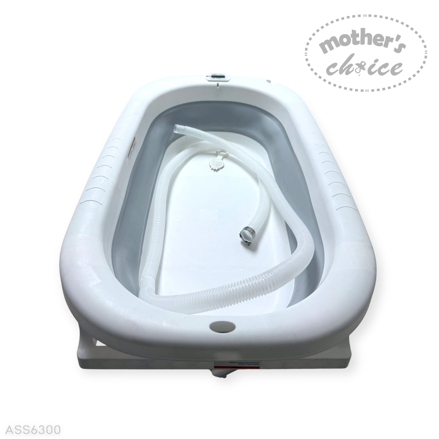 Mothers Choice Foldable Baby Bath Tub with Stand - Grey