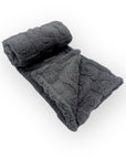 Mothers Choice  Single Layer Jacquard Blanket Grey