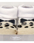 Mothers Choice Inf Girls Box Socks 'Leopard'