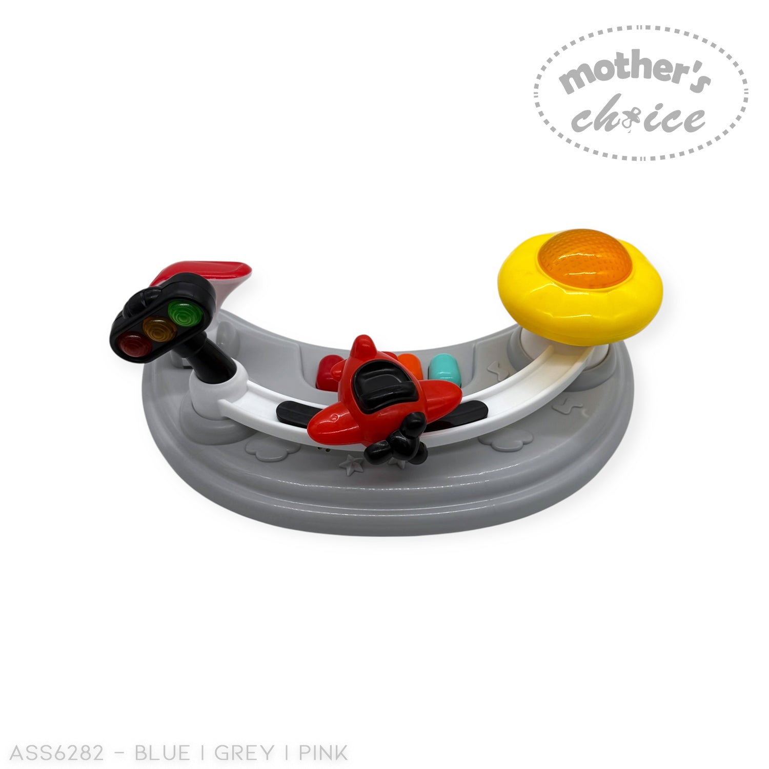 Mothers Choice Baby Walker with Music &amp; Lights - Adjustable Activity Walker