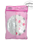 Pack of cotton swabs with pink packaging labeled 'Mother's Choice' on a white background
