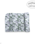Patterned pouch with 'mother's choice' branding on a white background