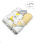Mothers Choice  3 Piece Hooded Towels And 3 Piece Facecloths  Jungle Cutie