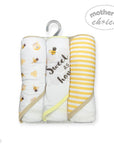 Mothers Choice  3 Piece Hooded Towels And 3 Piece  Facecloths Sweet As Honey