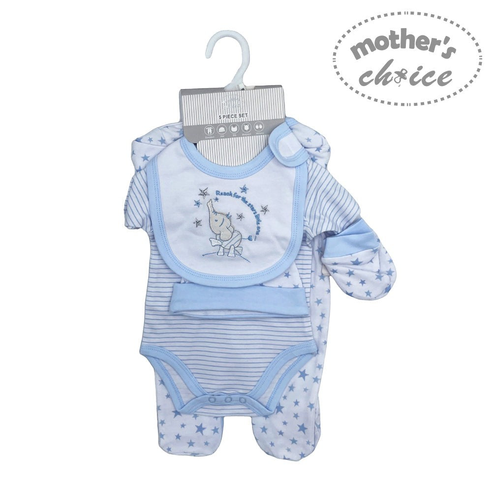 infant essentials 5 piece baby clothes set cotton