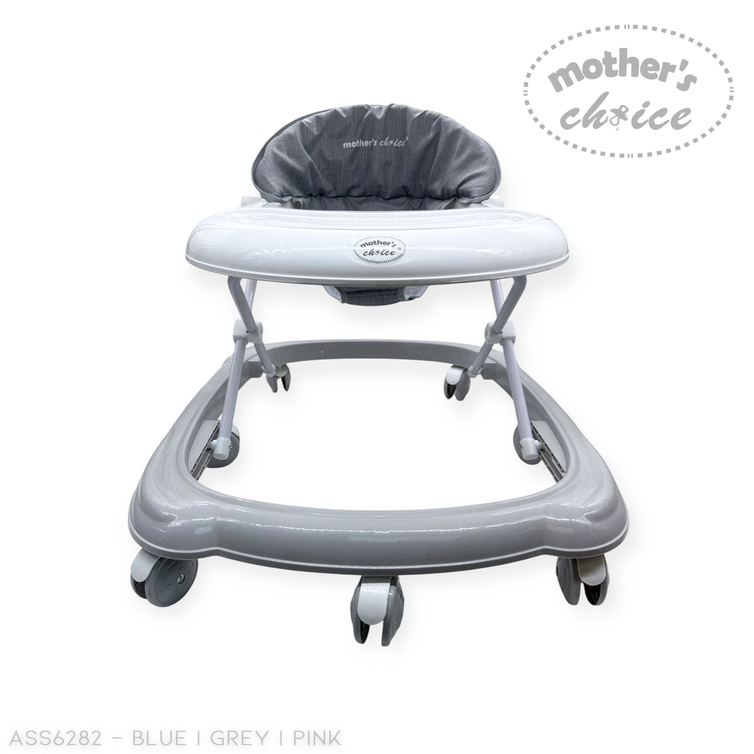 Mothers Choice Baby Walker with Music &amp; Lights - Adjustable Activity Walker