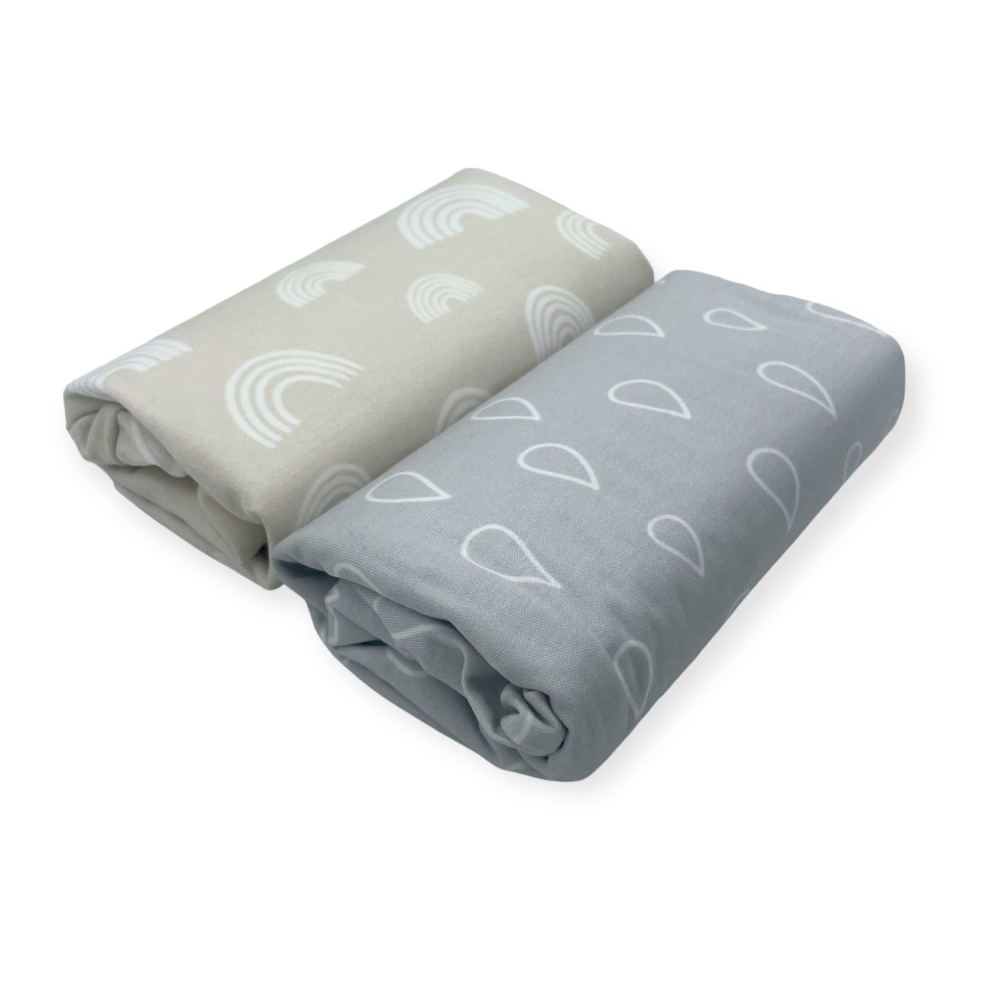 M/C BAMBOO 2PK  WATERPROOF CHANGE MAT  STONE