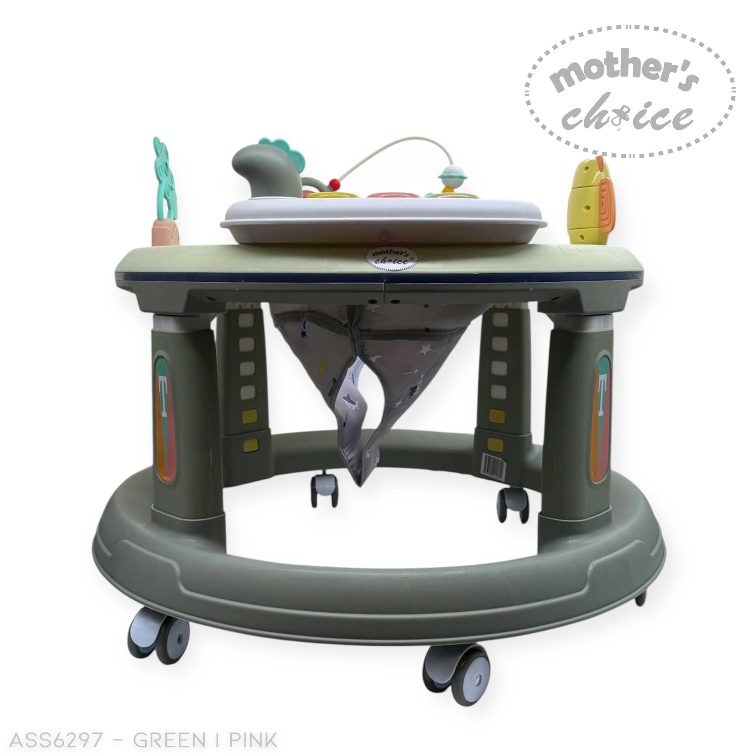 Mothers Choice Premium Collection 2 in 1 Baby Walker With Activity Play Tray
