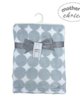 Mothers Choice Baby Blanket 100% Polyester - Grey Circles