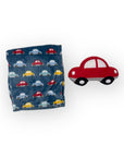 M/C PRINTED FLANNEL BLANKET WITH TOY SET BOY'S CAR
