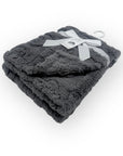 Mothers Choice  Single Layer Jacquard Blanket Grey