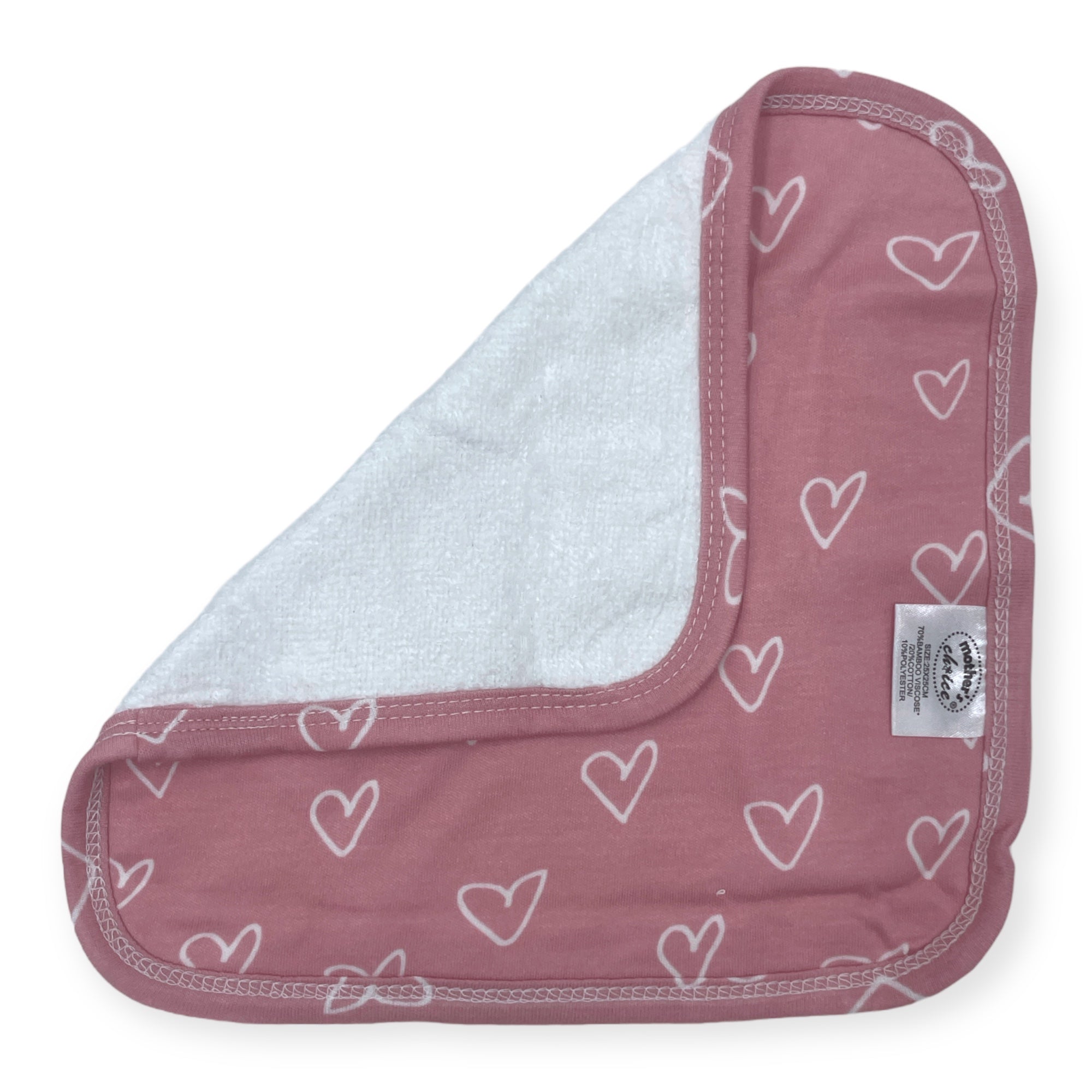 M/C BAMBOO 3PK FACECLOTHS PINK