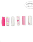 Mothers Choice  6 Pack Washcloth Set Pink Flowers
