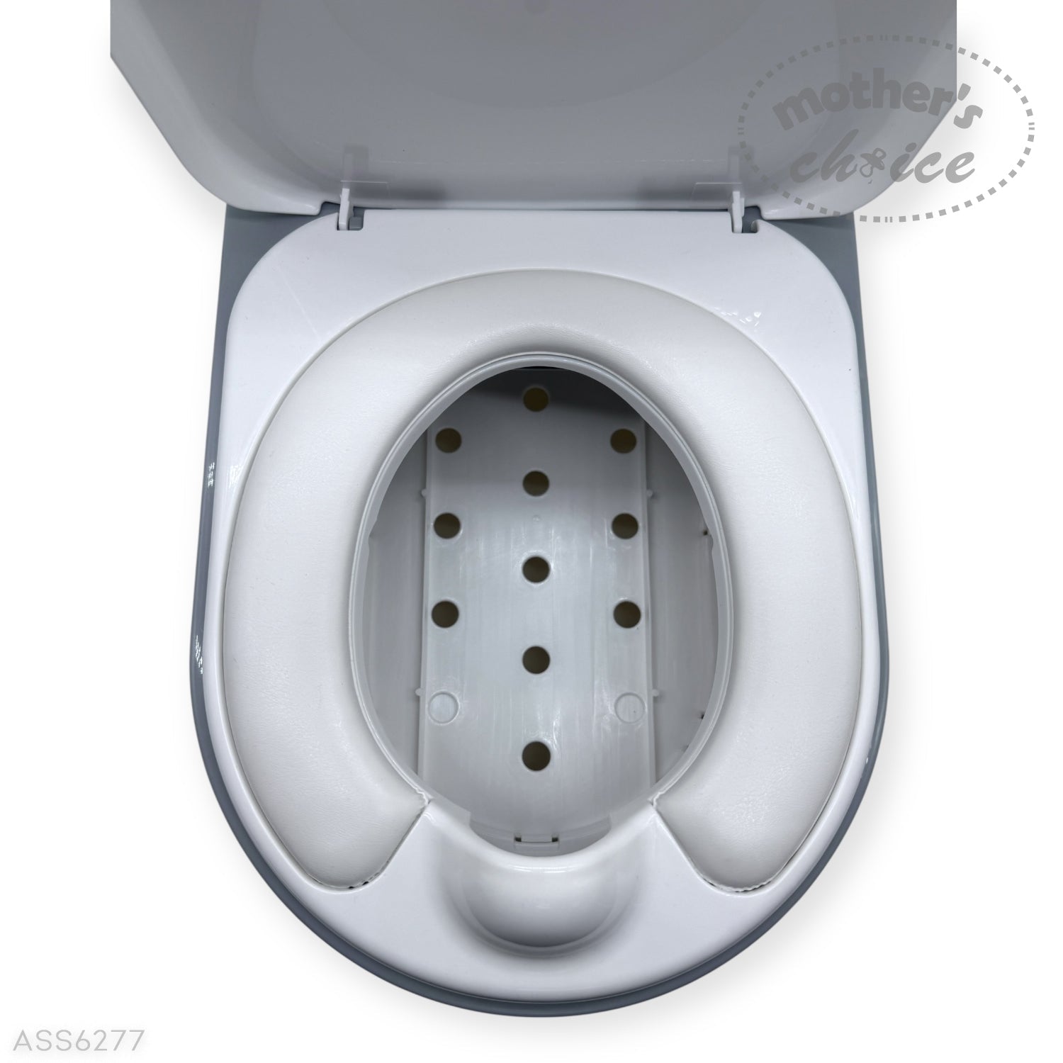 Mothers Choice Baby Potty with PVC Cushion Seat - Grey