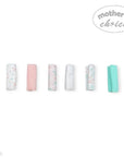 Mothers Choice  6 Pack Washcloth Set Pink Rainbow