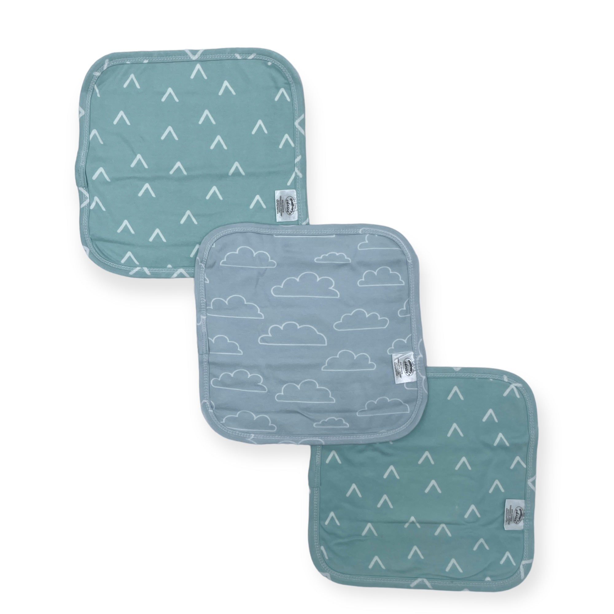 M/C BAMBOO 3PK FACECLOTHS BLUE