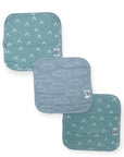 M/C BAMBOO 3PK FACECLOTHS BLUE