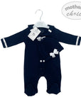 2 piece romper set baby boy navy sailor outfit