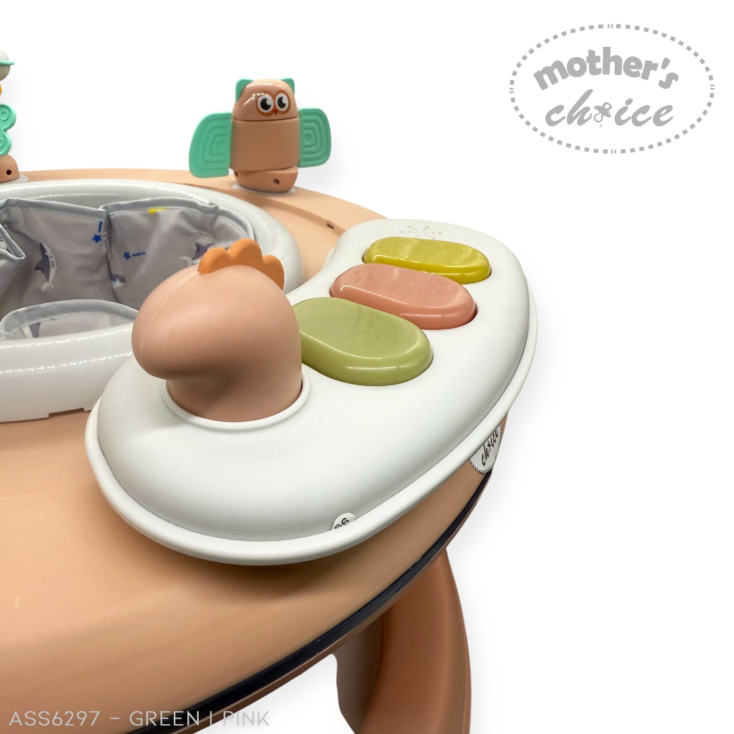 Mothers Choice Premium Collection 2 in 1 Baby Walker With Activity Play Tray
