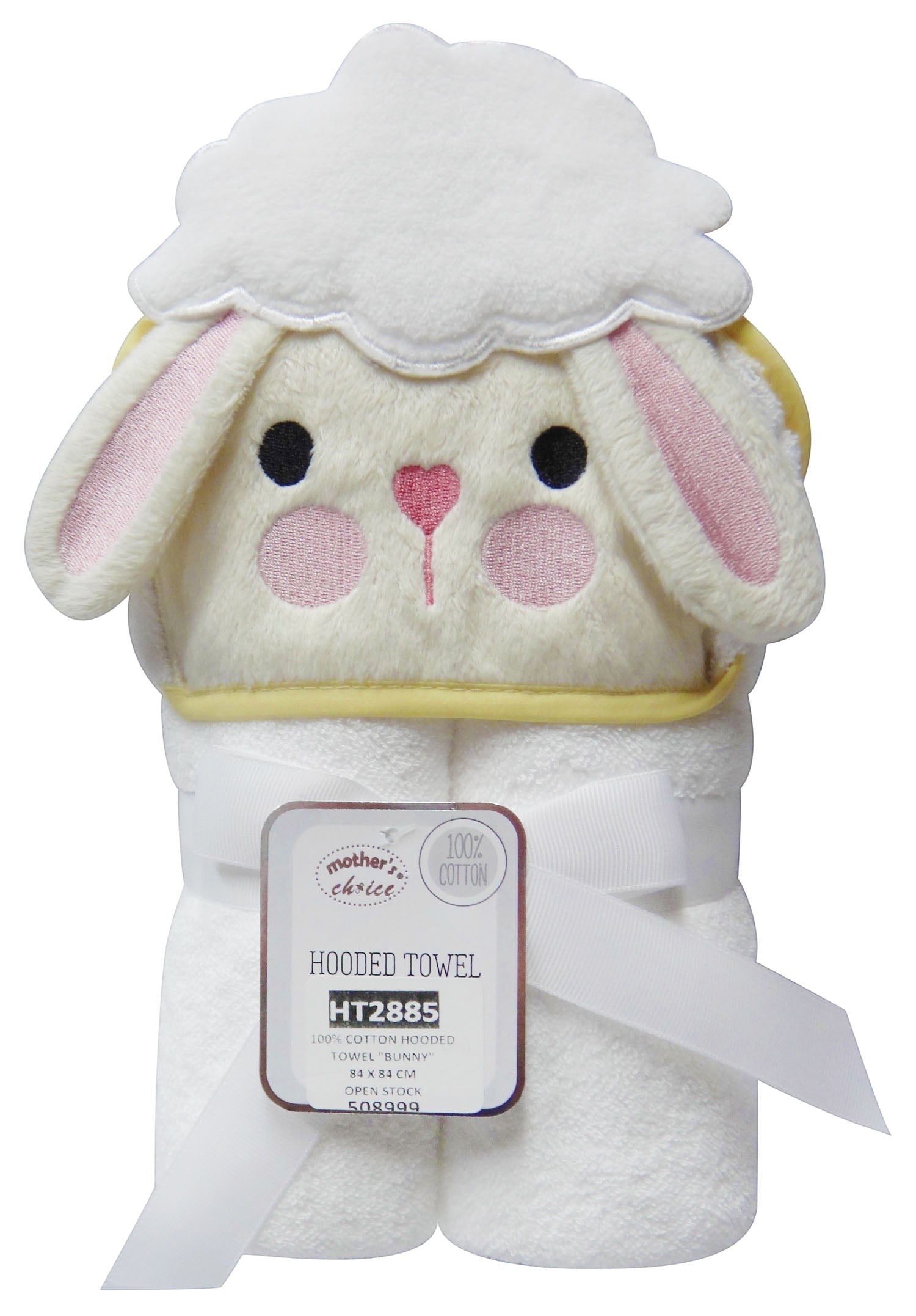 100% cotton hooded towel bunny design baby towel