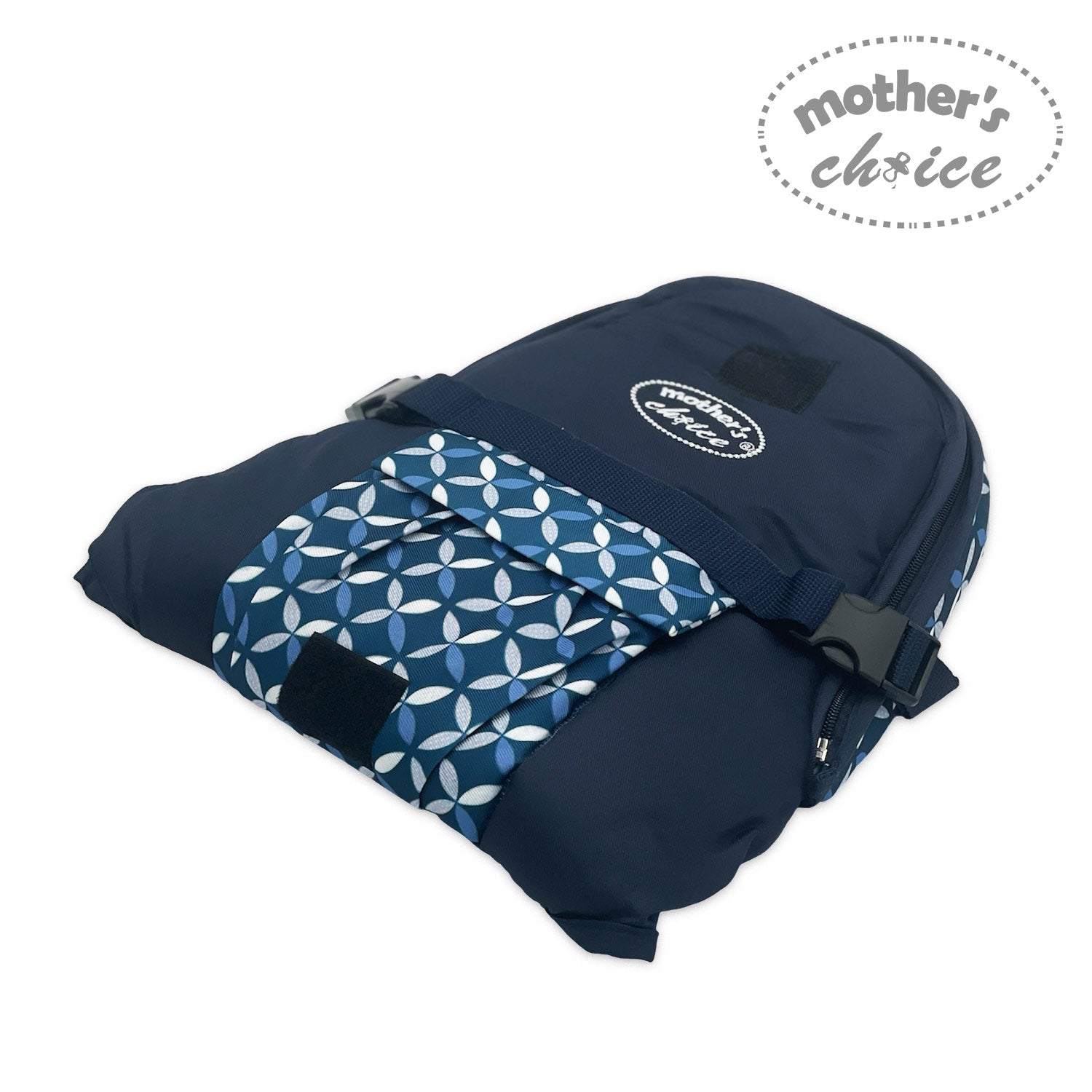 Mothers Choice 3 Way Premium Baby Carriers - Grey - Pattern