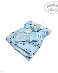 MC BABY BLANKET WITH CUDDLY TOY BOYS
