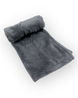 Mothers Choice  Single Layer Sherpa Fleece Blanket Grey