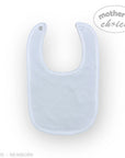 Baby bib with 'Mother's Choice' branding on a white background