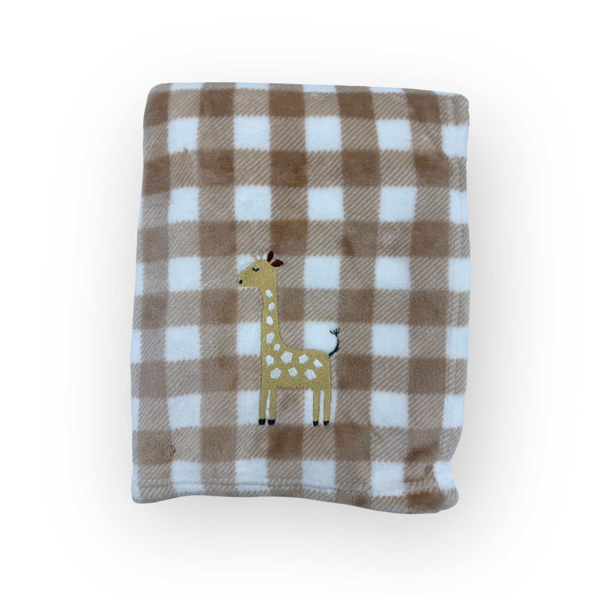 M/C PRINTED FLANNEL BLANKET BOY&#39;S GIRAFFE