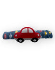 M/C PRINTED FLANNEL BLANKET WITH TOY SET BOY'S CAR