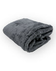 Mothers Choice  Single Layer Sherpa Fleece Blanket Grey