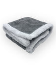 Mothers Choice  Sherpa Fleece Blanket Grey