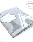 Mothers Choice Baby Cutwork Blanket - Grey House