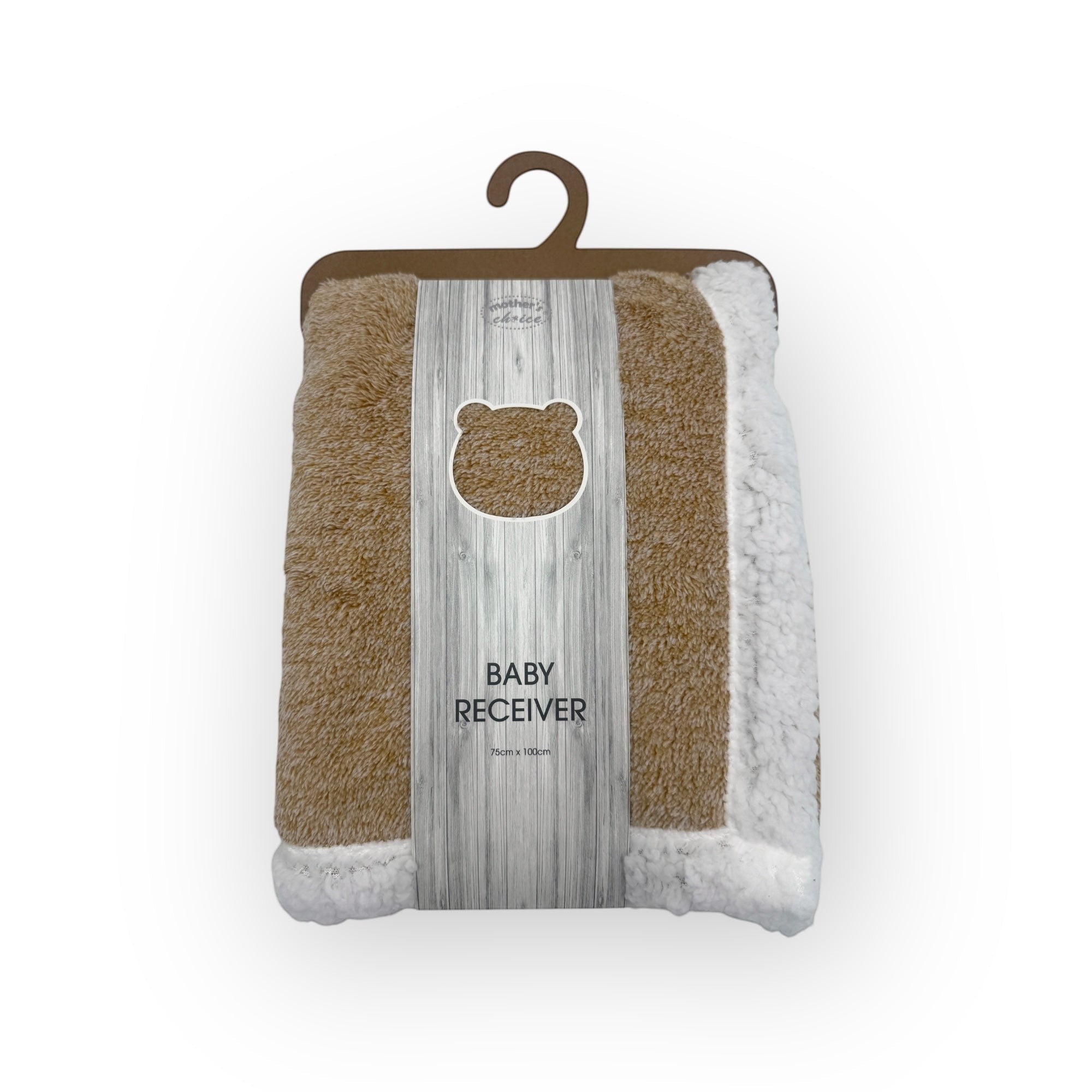 Mothers Choice  Sherpa Fleece Blanket Brown