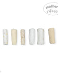 Mothers Choice  6 Pack Washcloth Set Stone Moon